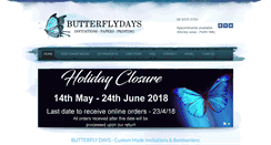 Desktop Screenshot of butterflydays.com.au